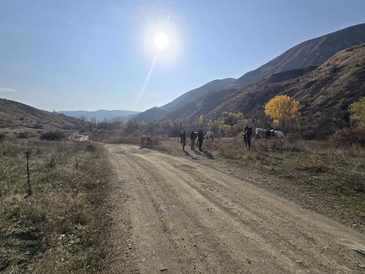 Horseback riding in Garni